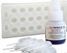 GluStitch PeriAcryl 90 High Viscosity Oral Tissue Adhesive, 0.2 mL Single-Use Clear Vials, 12/Pkg, P-ACRYLUC