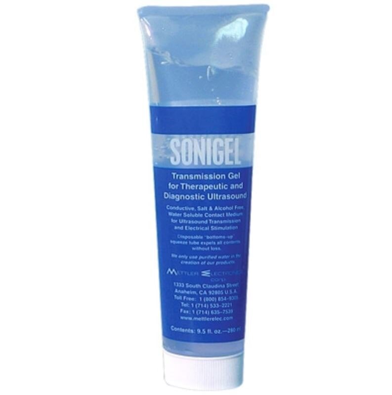Sonigel Ultrasonic Couplant Gel Tube, 250 ml, Mettler Electronics