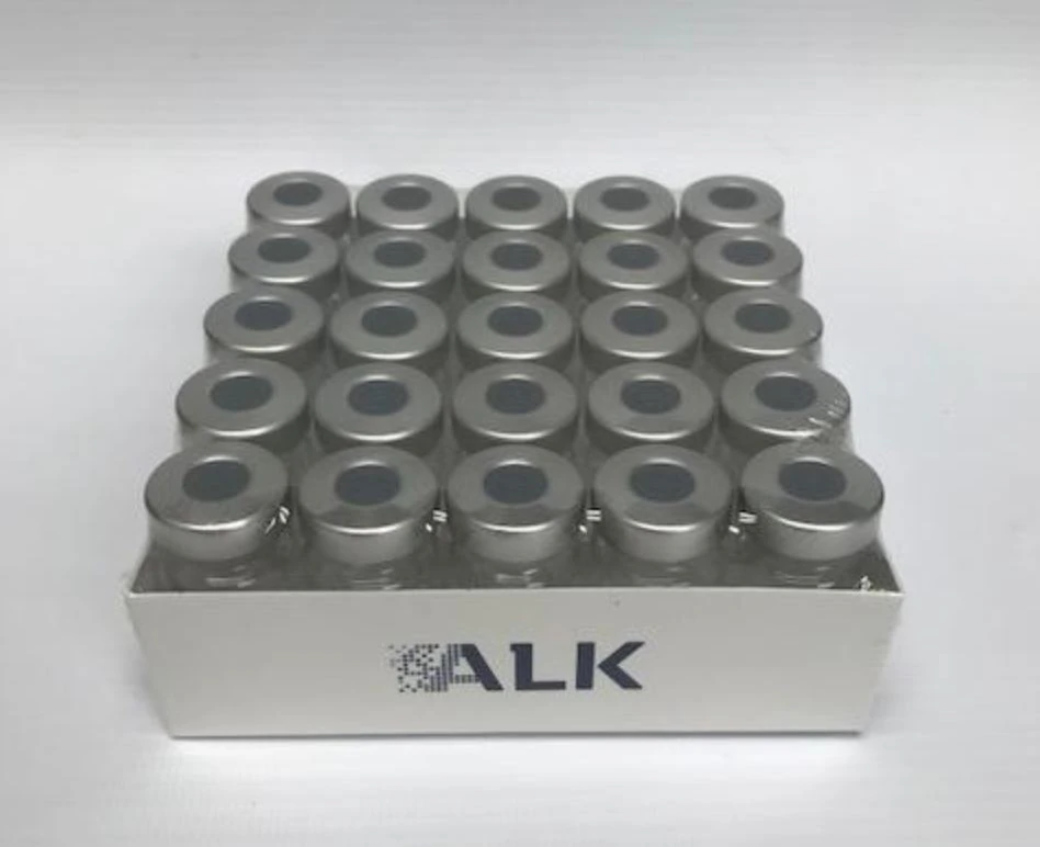 SEV Empty Sterile Vials, 5 mL, Silver, 25/Package