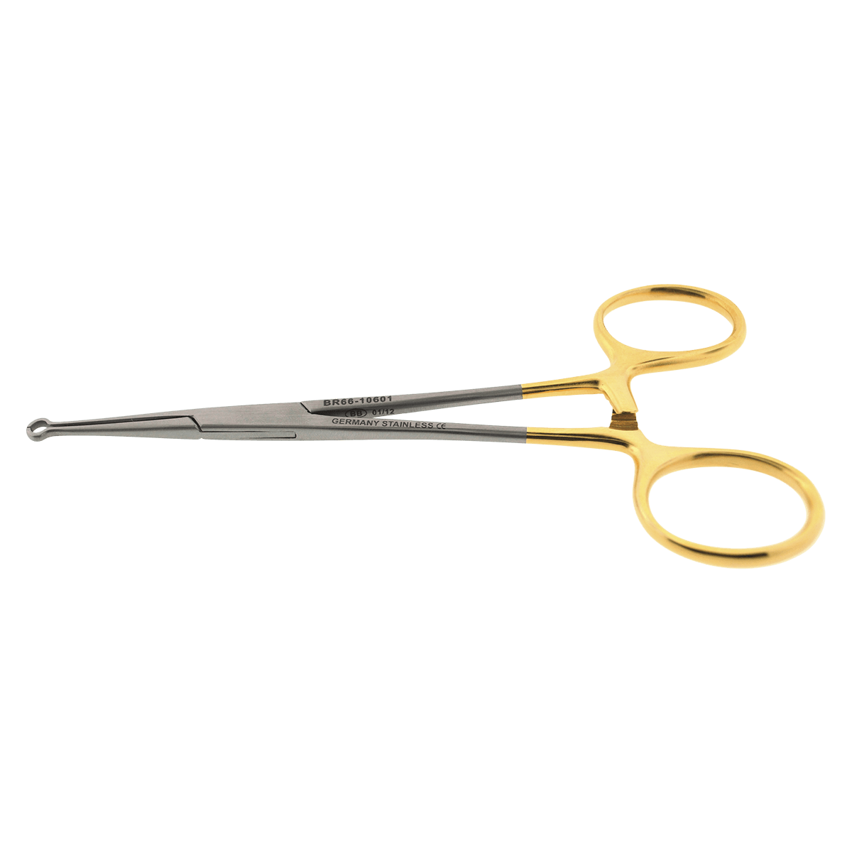 Vasectomy Forceps, 3mm Round Tip, 5-1/2" Stainless Steel, Autoclavable, Each
