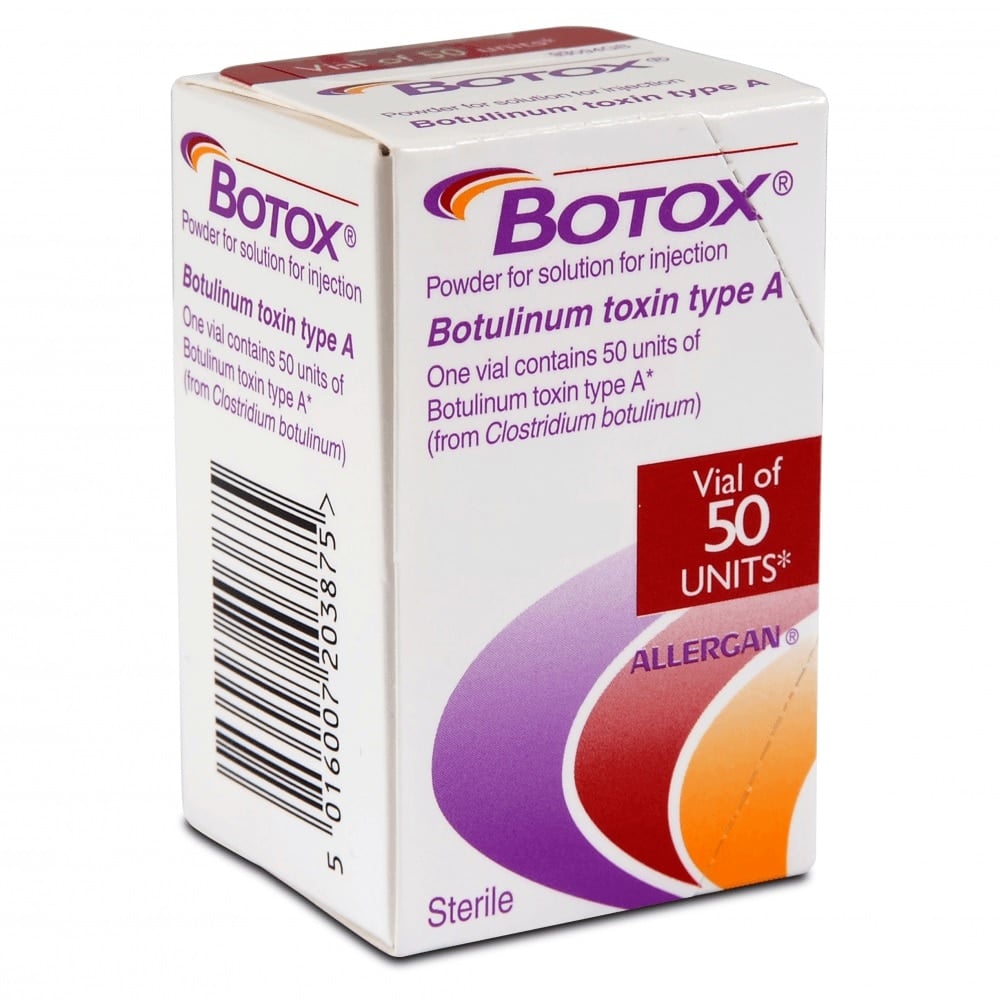 Botox Cosmetic Injection, 50 Units, Single Dose Vial (SDV), Non-Returnable