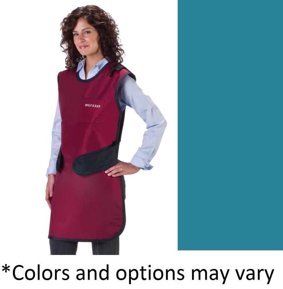 Wolf X-Ray EZ Wrap OR Apron with Thyroid Collar, Medium
