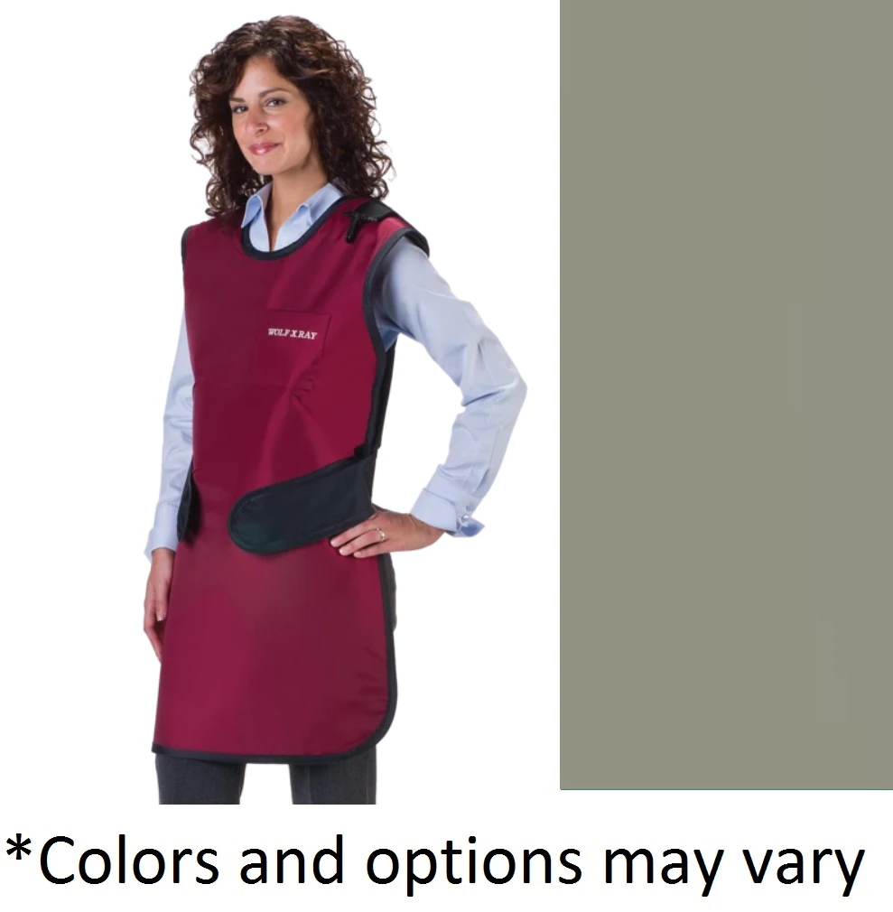 Wolf X-Ray EZ Wrap OR Apron with Thyroid Collar, Medium