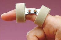 Rolyan PIP Flexion/Extension Splint Ligament, Aluminum/Padded, Size Large