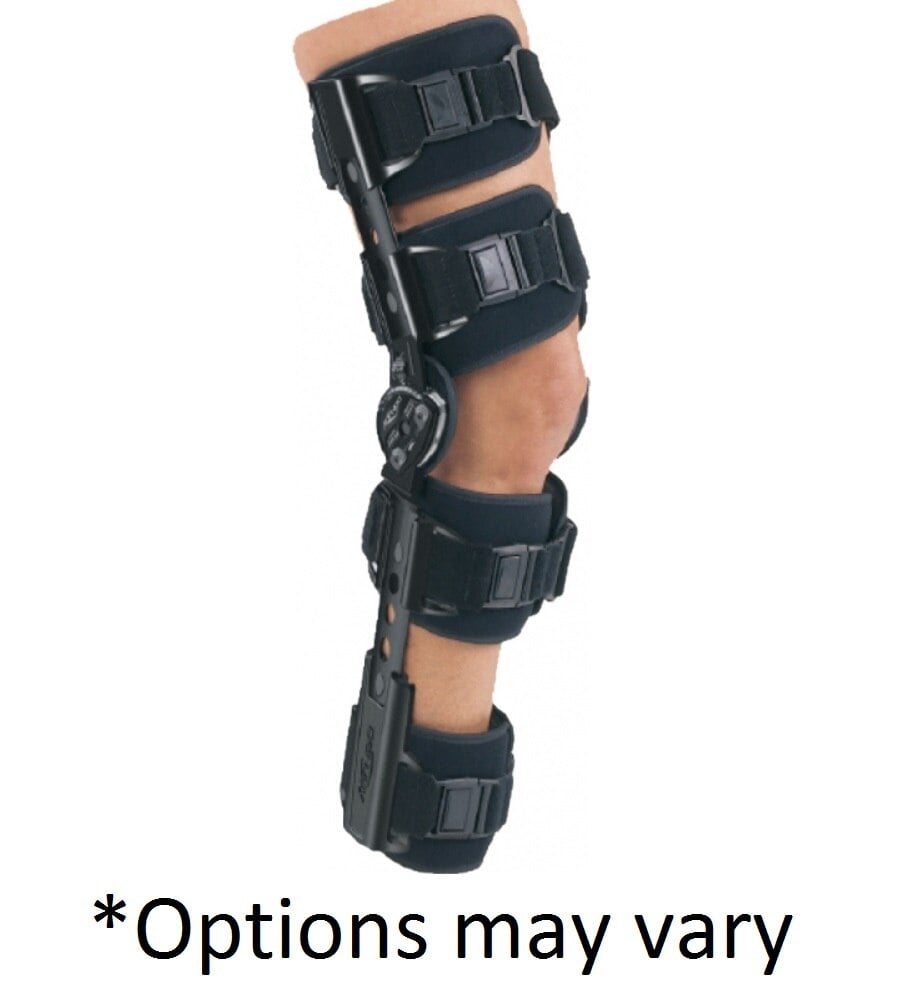 DJO TROM Advance Post-Op Knee Brace, Adult, Foam, Over 26" Thigh, Size X-Large