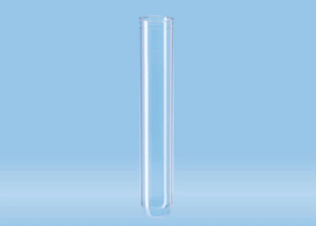 Sarstedt Polystyrene Test Tube, 5mL, 13x75mm, Round Bottom, No Cap, Non-Sterile, Disposable, StackPack, 500/Bag
