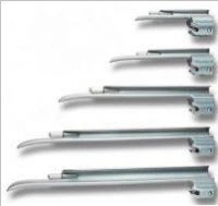 SunMed Conventional Laryngoscope Blade, Macintosh English Profile, Size 4 (Large Adult), Halogen LED, Clear Cool White