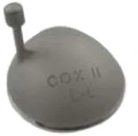 Oculo-Plastik Cox IIH Laser Shield, Medium, Silver, 25.5 mm x 23 mm, Left Handle, Each