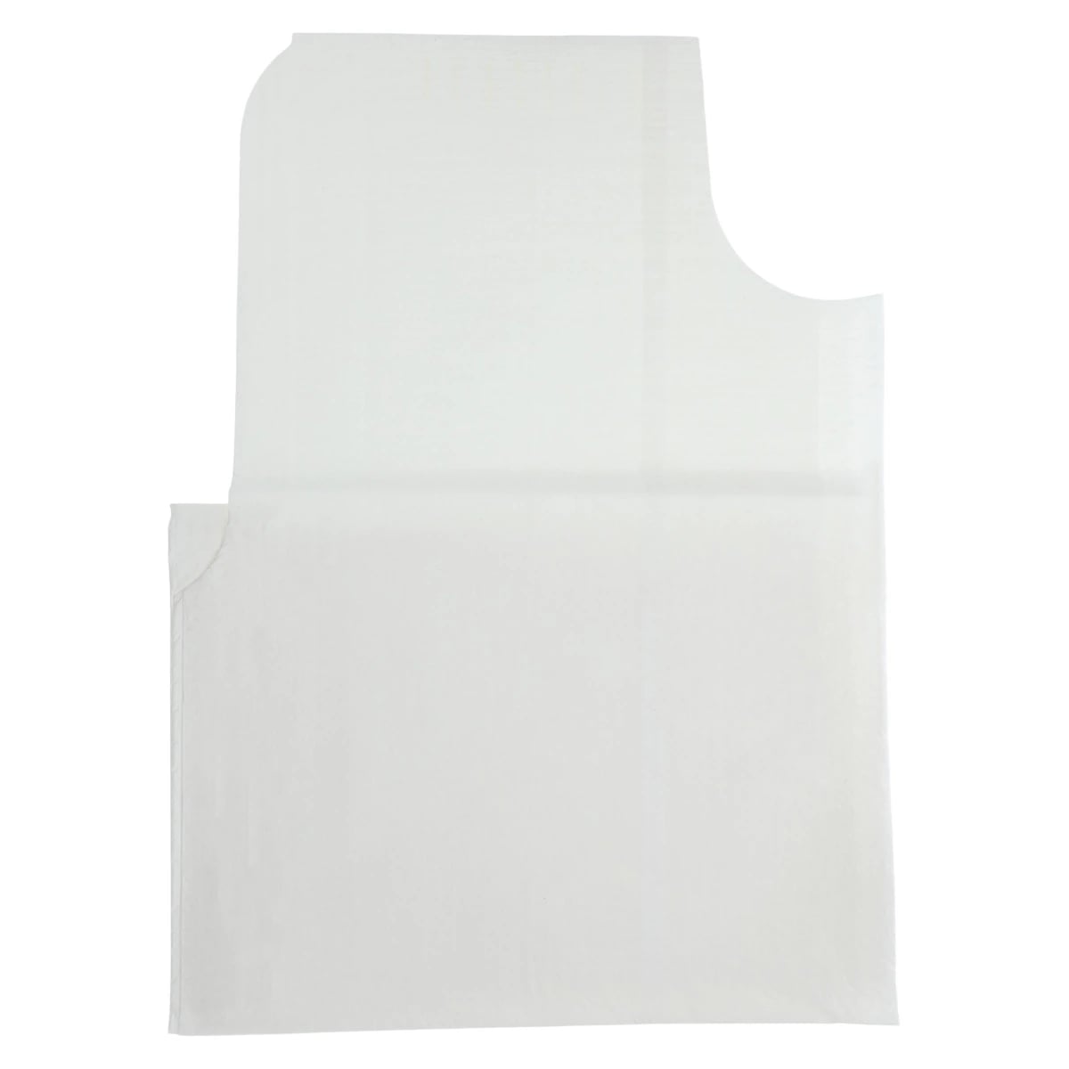 Apex Exam Gown, Fluid Resistant, Ties, IV Sleeve, Small, 30 in x 42 in, White, Disposable, 50/Case
