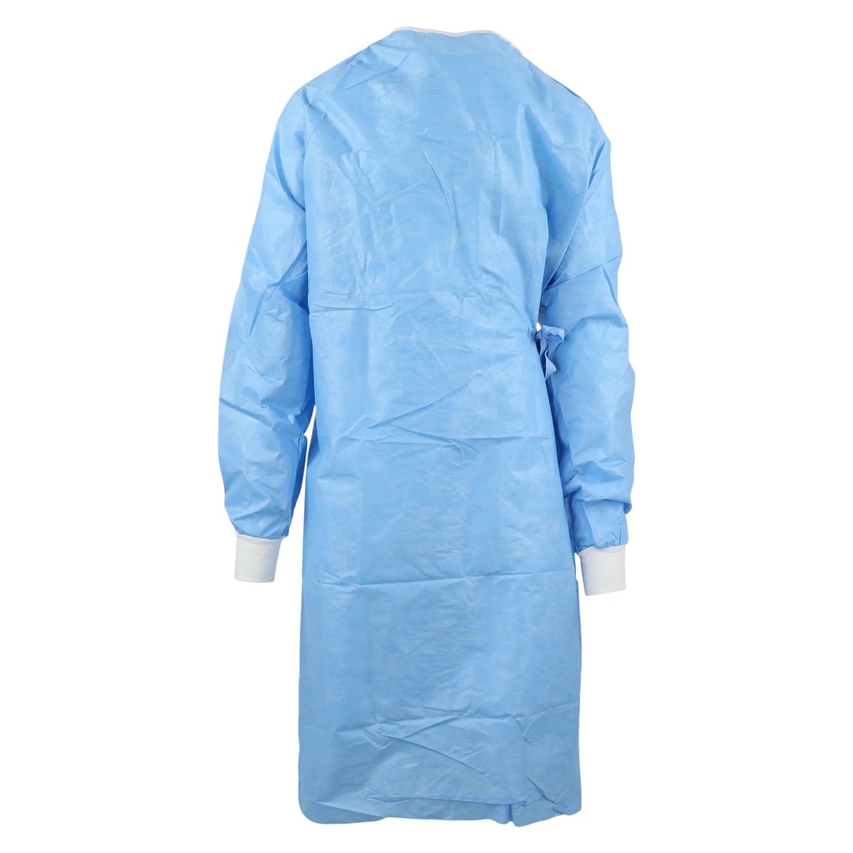 O & M Halyard Surgical Gown, Disposable, Non-Reinforced, SMS Fabric, Large, Blue/White, Sterile, Hook & Loop Neck, 20/Case