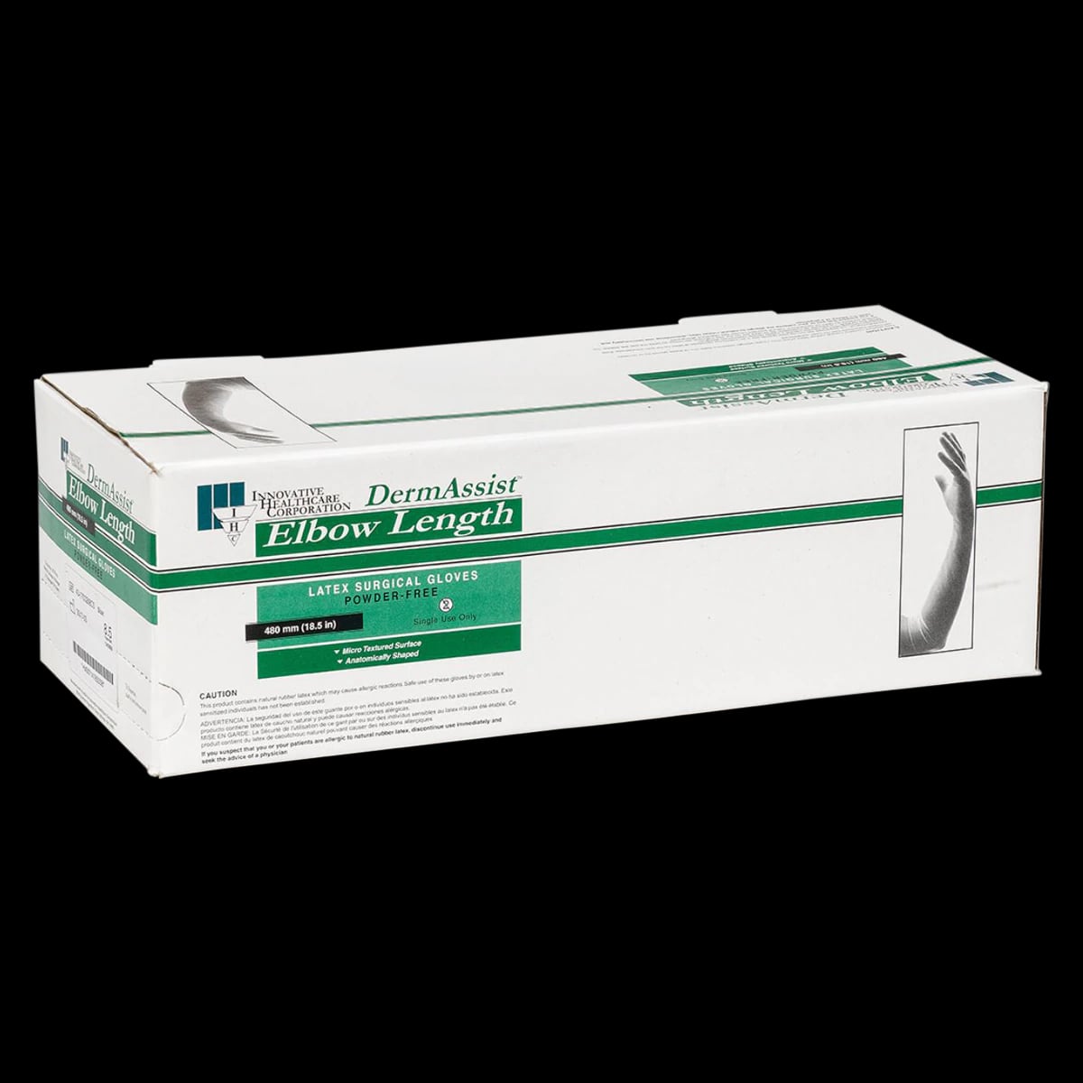 Dermassist PF Latex Surgical Gloves, Powder Free, Sterile, Size 8.5, Natural, 100/Case