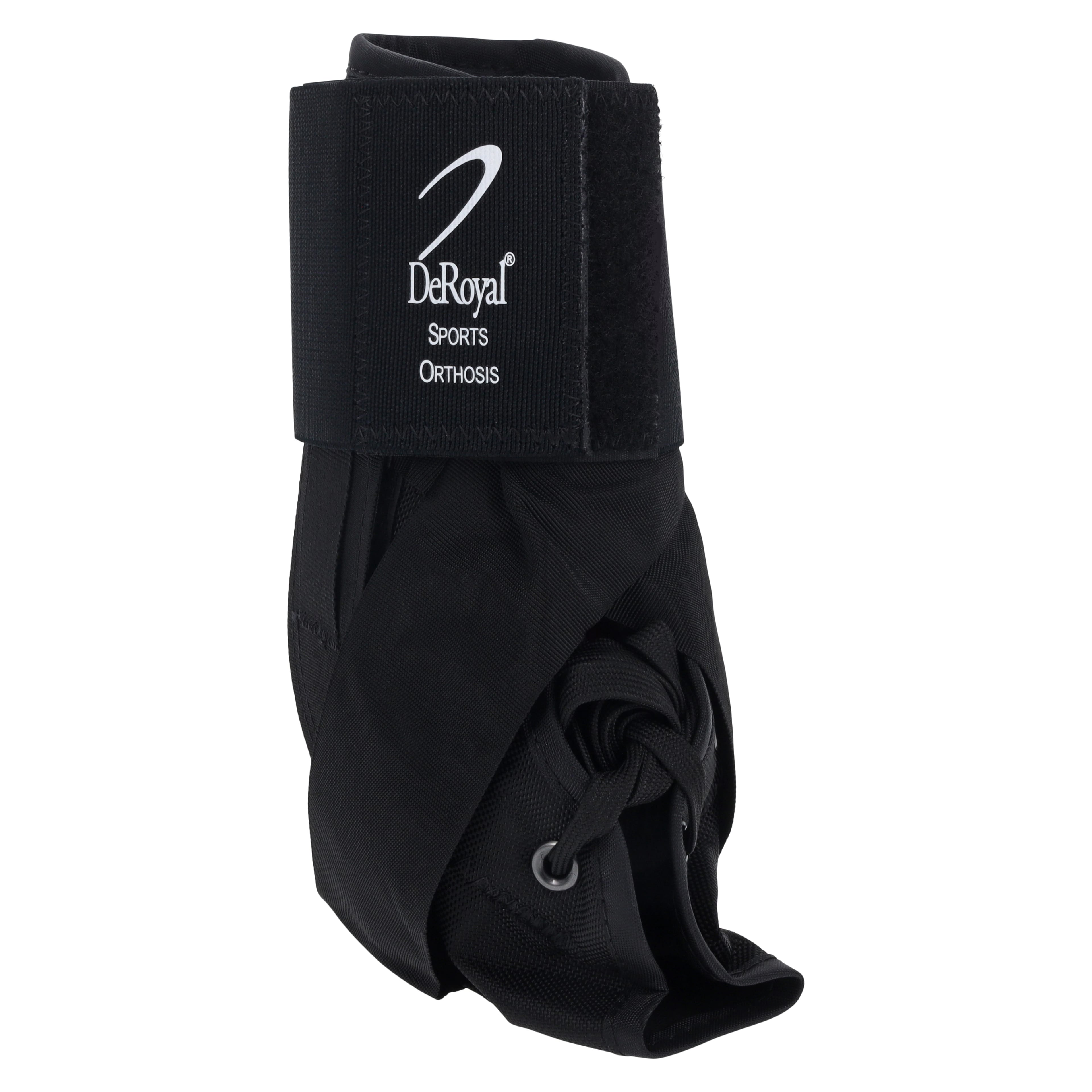 DeRoyal Sports Orthosis Lace-Up Ankle Brace, Universal, Adult, Medium, Nylon, 12-13"
