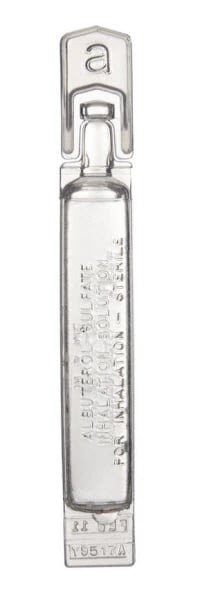 Albuterol Sulfate Inhalation Solution 0.042% Vial, 3mL, 30/Package