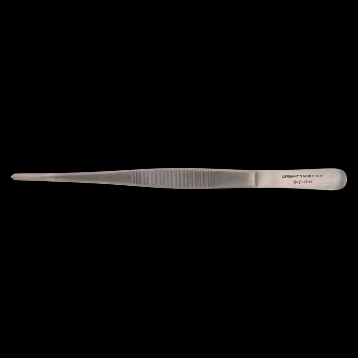 Tissue Forceps, 1x2 Teeth, 6-1/4" Stainless Steel, Autoclavable