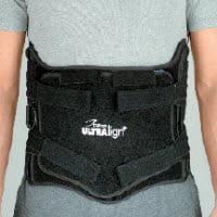 DeRoyal Ultralign+ Lumbar Sacral Orthosis, Adult Tapered, 2X-Large, 40-50" Waist