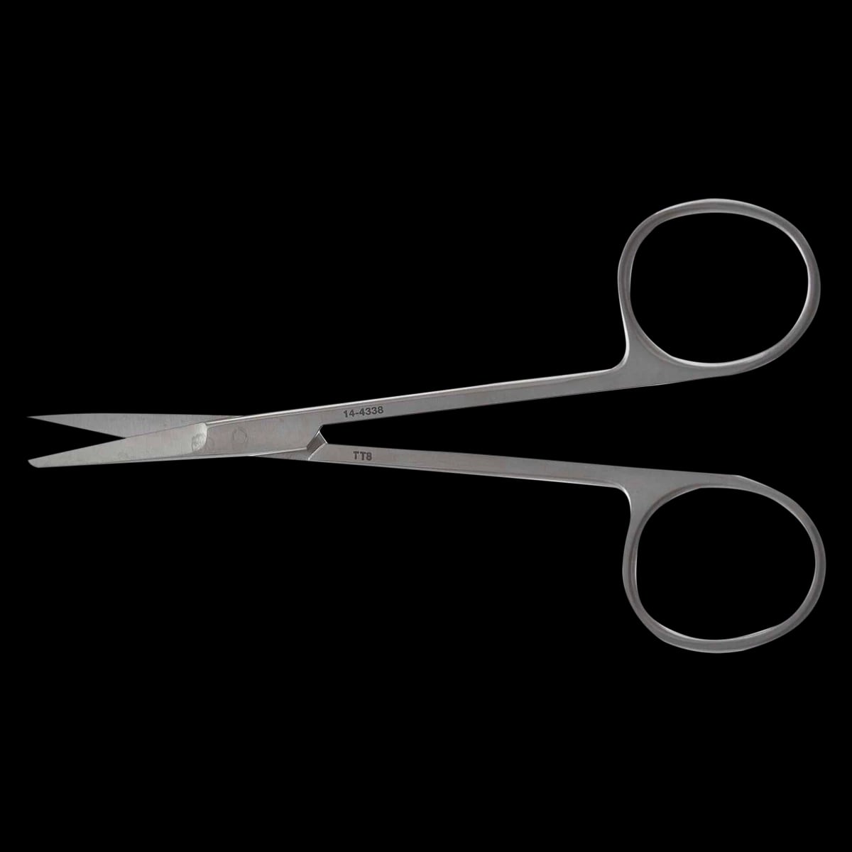 Teleflex Medical Knapp Iris Surgical Scissors, Straight, 4-1/2" Stainless Steel, Each