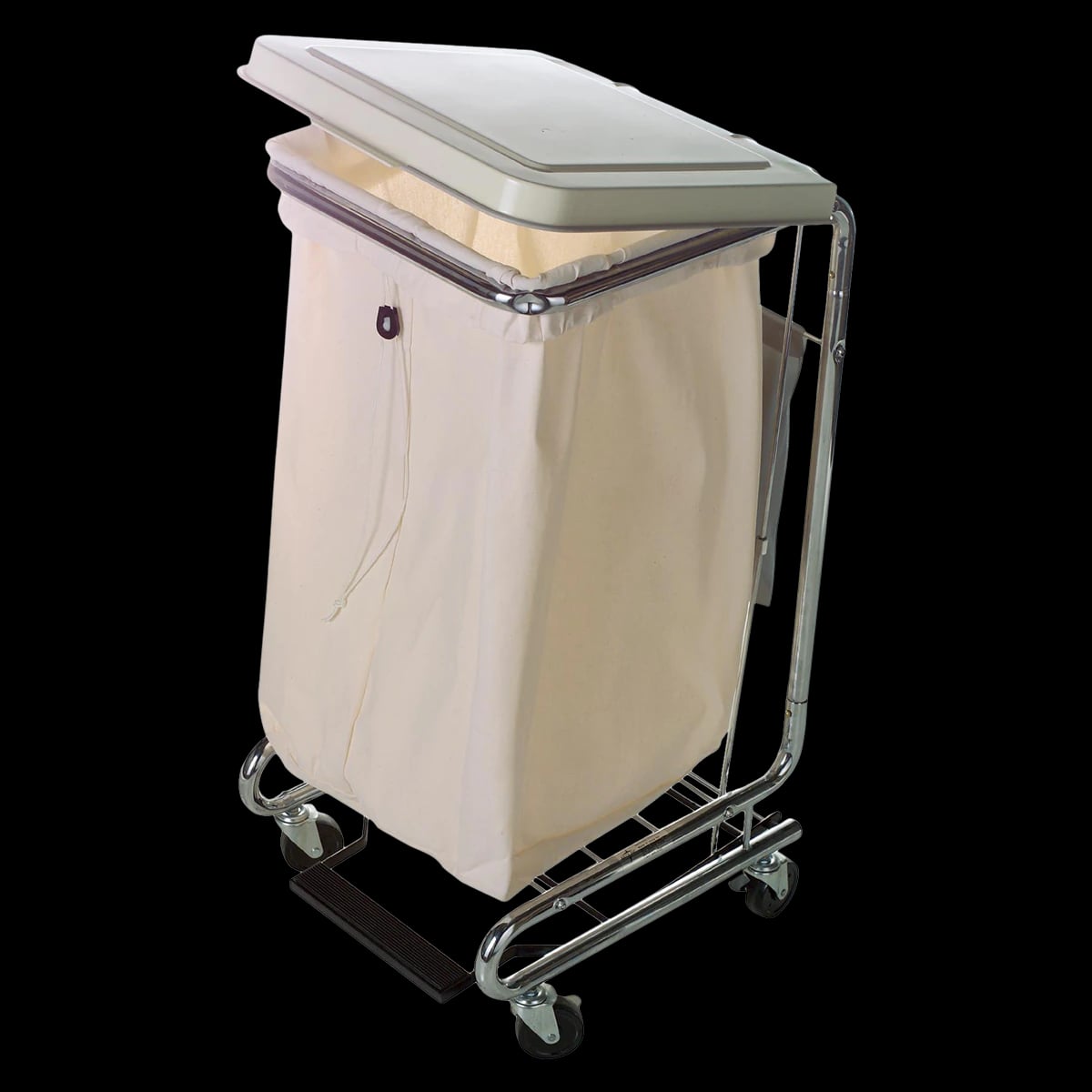 Medline Hamper Bag, Drawstring Closure, Reusable, 30" x 40", Cotton/Polyester
