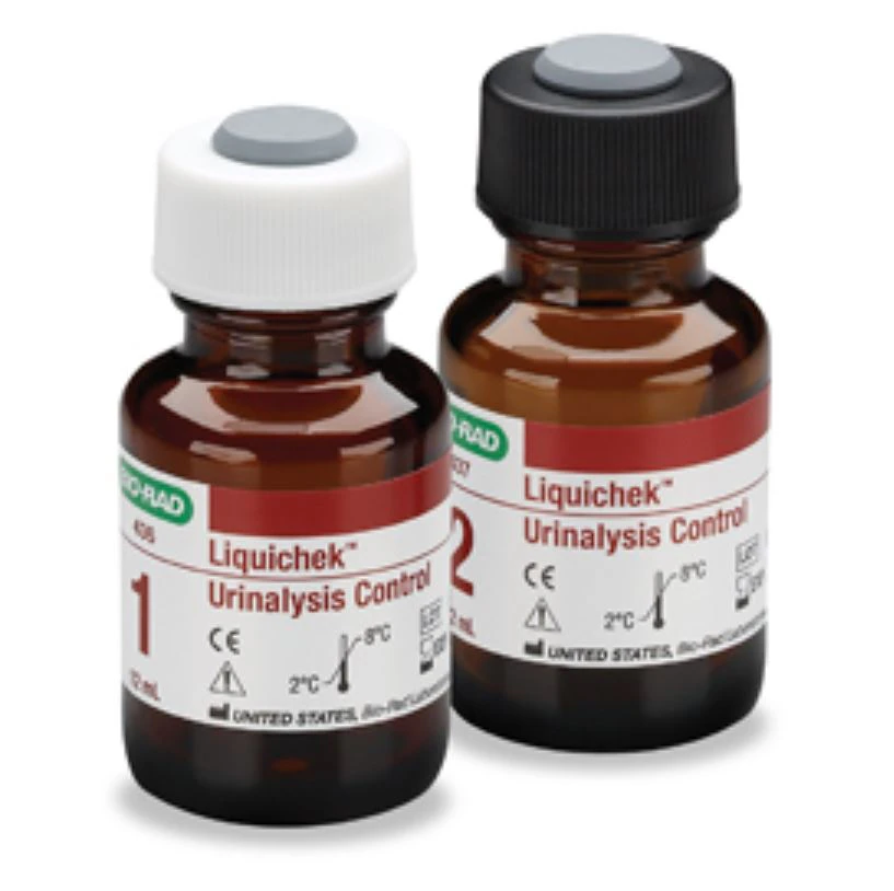Bio-Rad Liquichek Urinalysis Control, Level 1-2, 2 x 12 mL, Mini Package