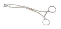 Lovelace Hemostatic Forceps, Angled, 7-1/4" (18.4 cm), Stainless Steel, Autoclavable, Each