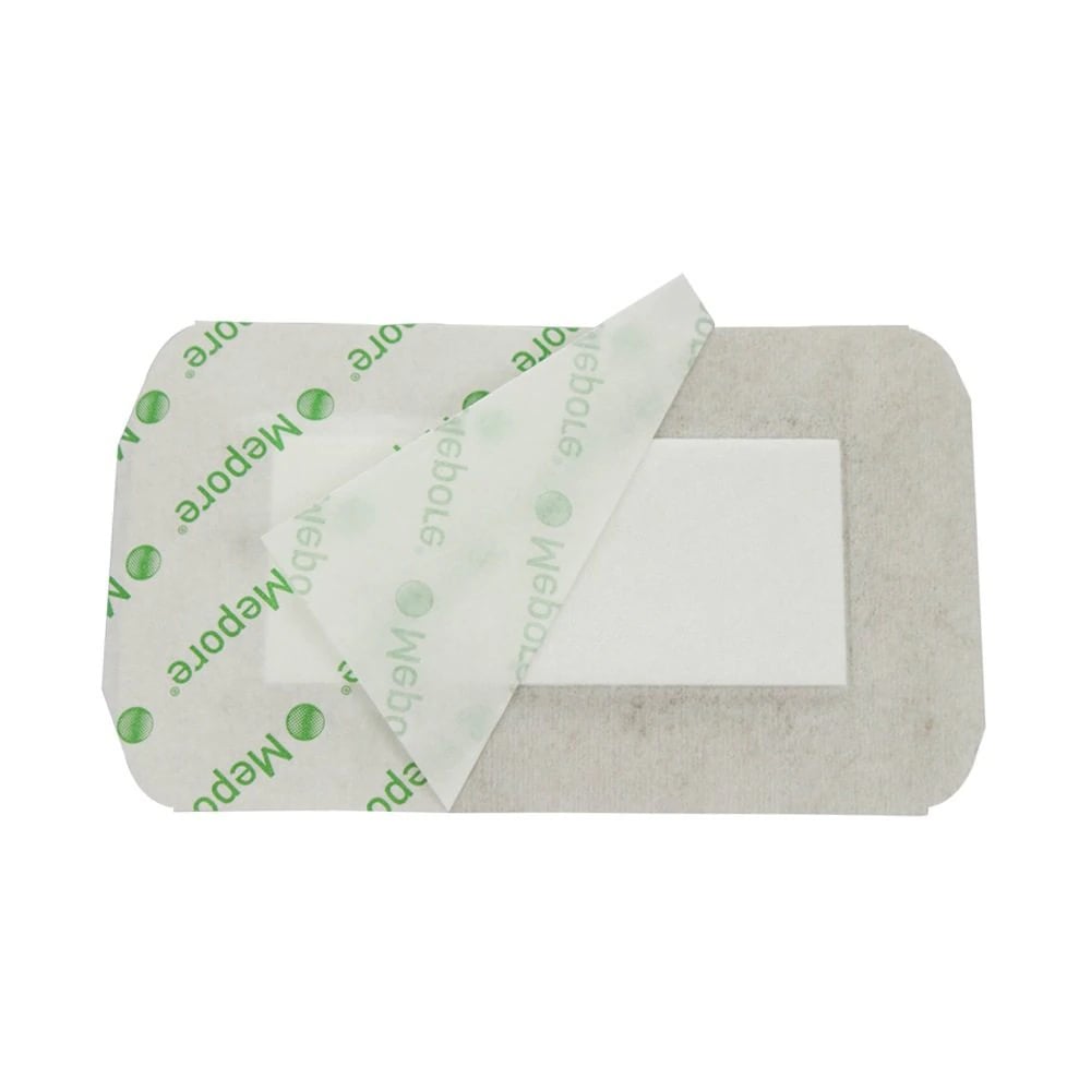 Mepore Pro Viscose/Polymer Blend Island Dressing, 3-3/5" x 6", Sterile, Latex-Free