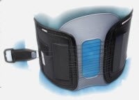 Otto Bock Premium Plus Standard Profile Back Support Brace, Adult, X-Large, Mesh, Black, 32-46"
