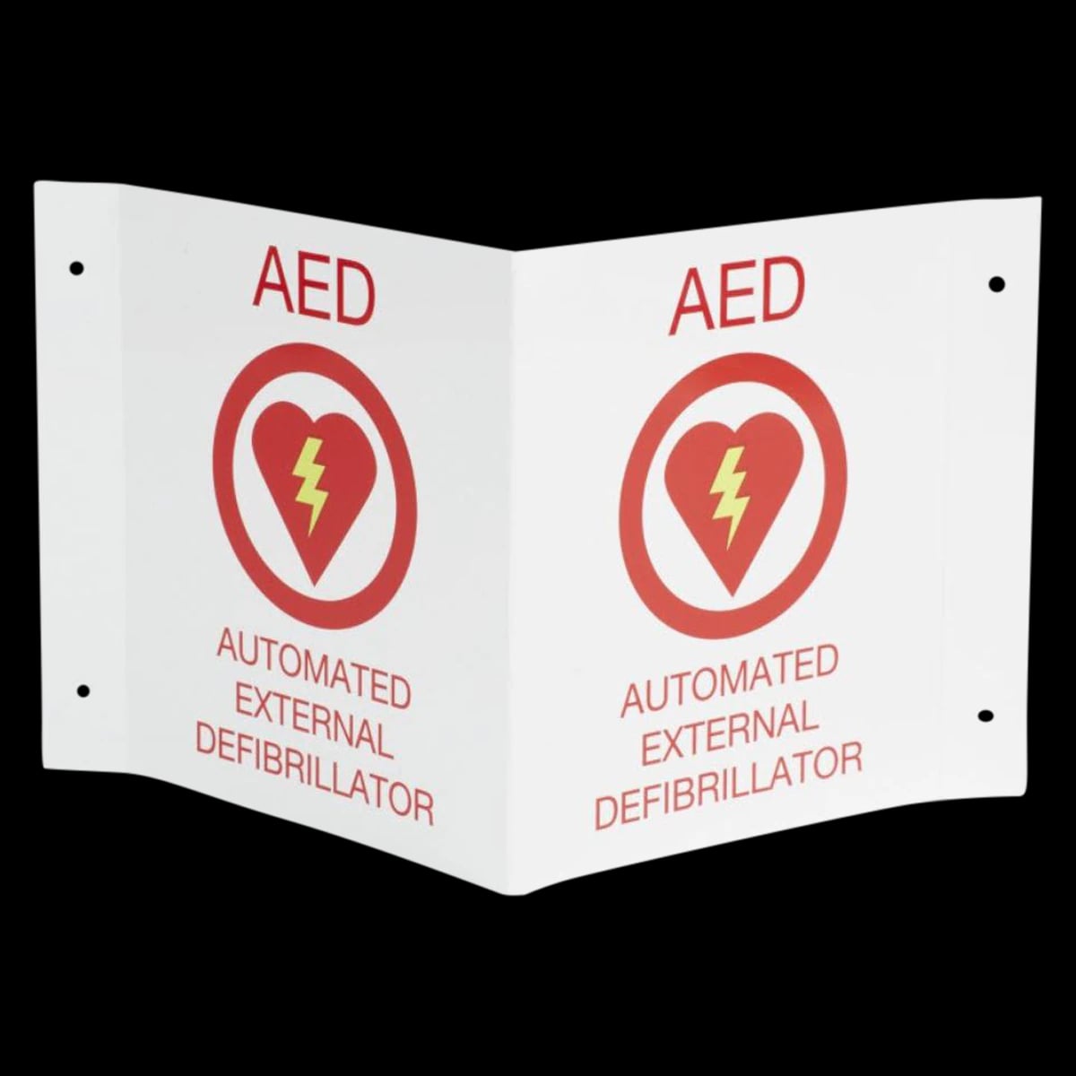 Zoll Medical AED Plus Wall Sign, Flat, 8.5" x 11"
