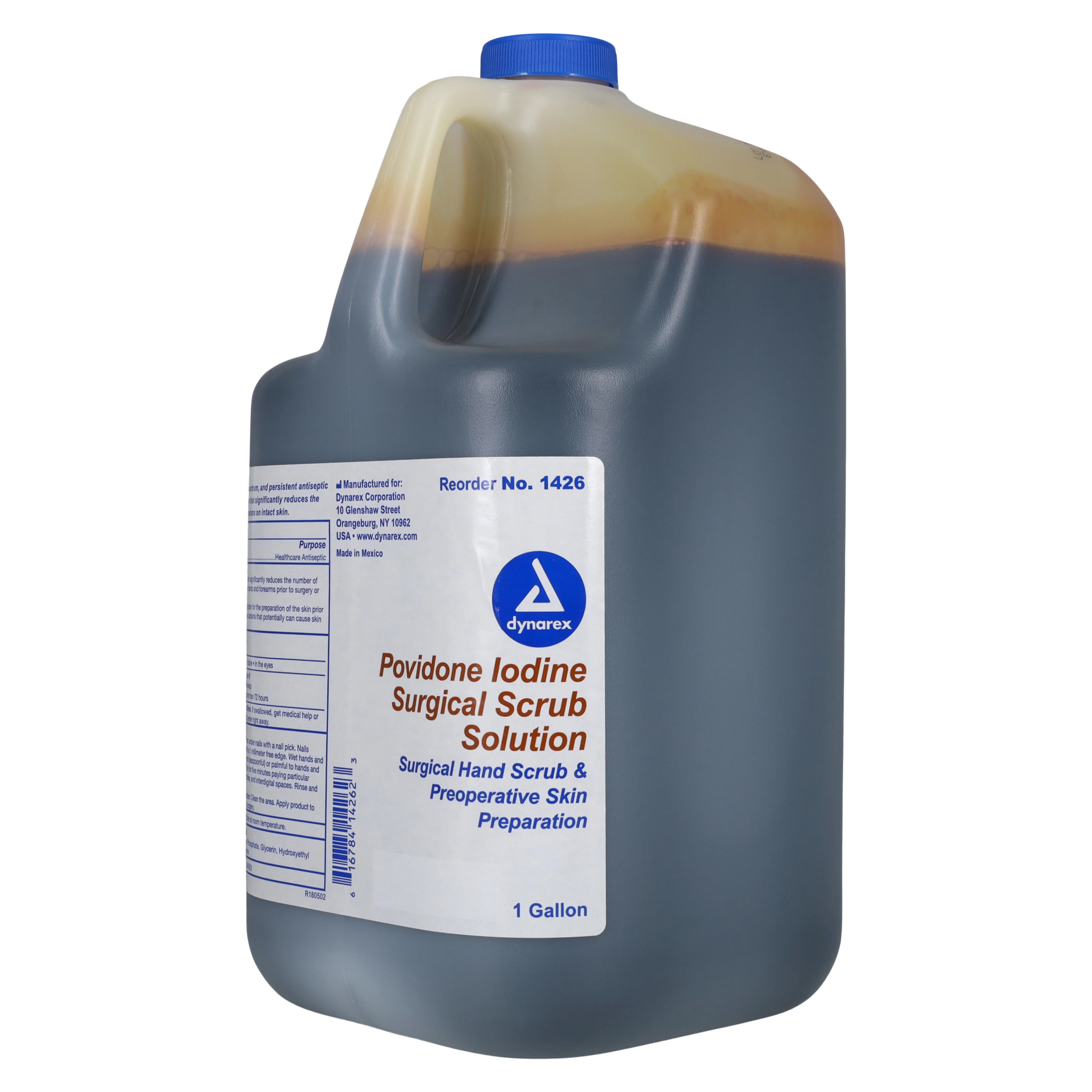 Dynarex Povidone Iodine Scrub Solution, 1 gal, #1426