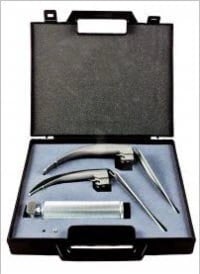 SunMed Sun-Flex Macintosh Laryngoscope Blade Kit, Size 3-4, Stainless Steel with Flex Tip