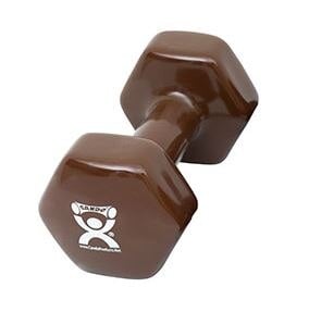 CanDo Weight Dumbbell, Vinyl Coated, 20 lb, Brown, Each, 01KEZKNPASGHSRH9KJ1W5P1CXN