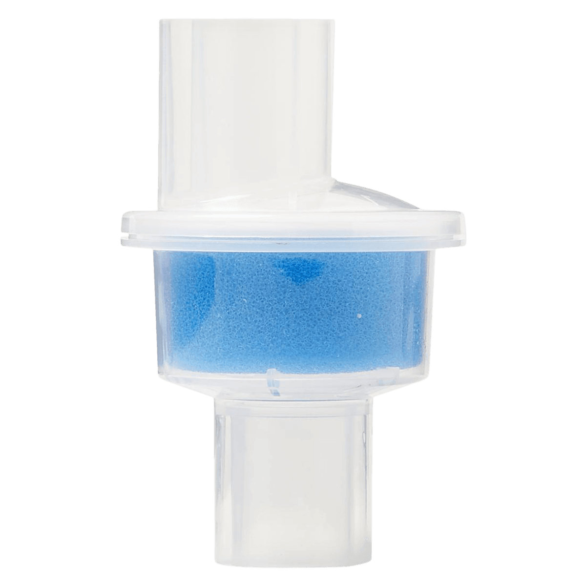 Medline Heat and Moisture Exchanger (HME) Filter, Adult, Small, Straight, 50/Case