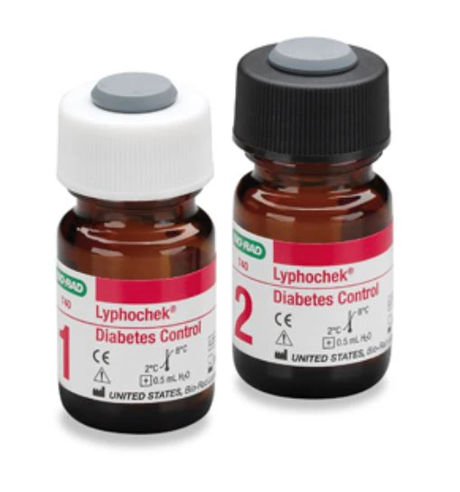 Lyphochek Diabetes A1c Control, Level 1-2, 2 x 0.5 mL Lyophilized, 2/Box