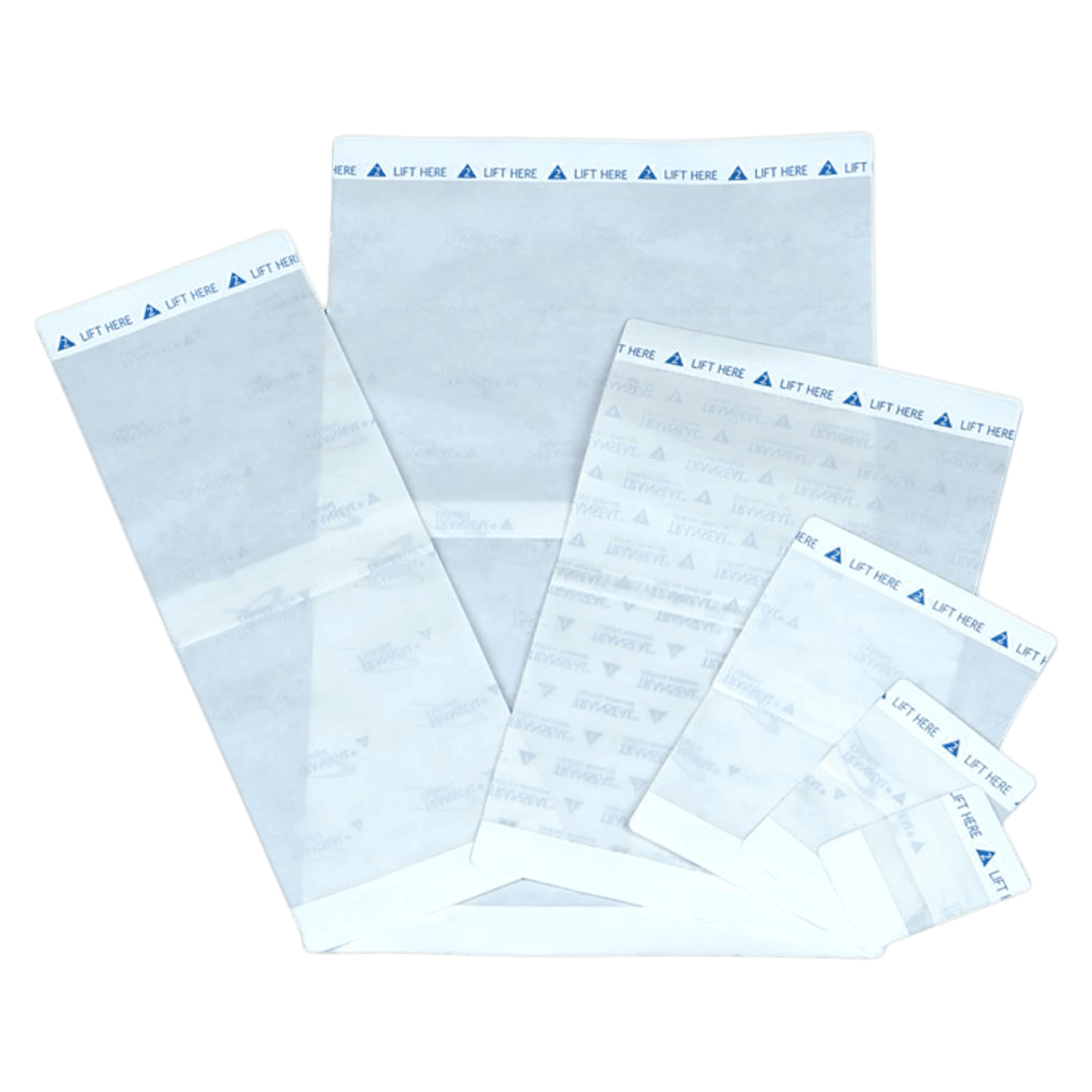 DeRoyal Transeal Polyurethane Film Dressing, Transparent, 8" x 12"