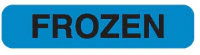 Label Frozen Specimen, Blue Paper, 1-5/8" x 7/8", 1000/Roll