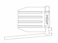 Invacare Replacement Wheelchair Footplate, Left, Composite