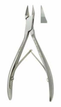 Meister-Hand Nail Splitter, 5" Straight, Stainless Steel, Each