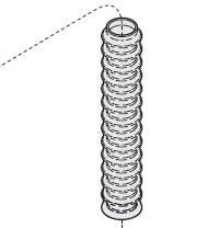 Midmark Bellows Cylinder for 427 Physicians Stool, Replacement Part
