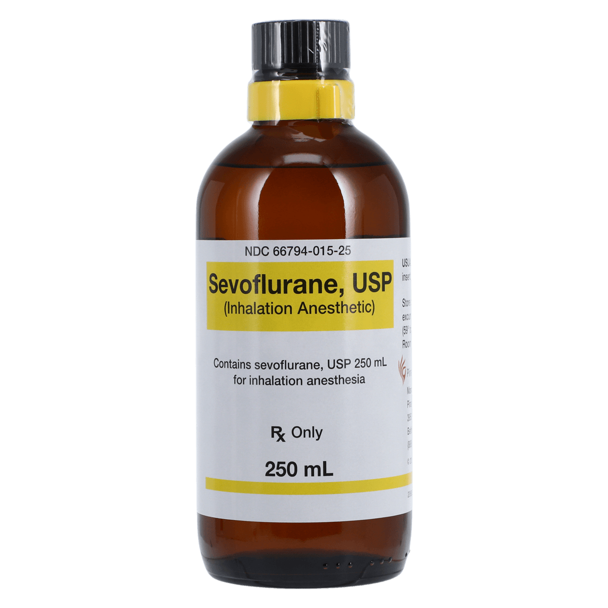 Sevoflurane Inhalation Solution 100%, 250 mL Bottle, Piramal Critical Care