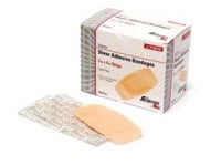 Pro-Advantage Adhesive Bandage Sheer, 2" x 4", Tan, Sterile, 50/Box, 12 Boxes/Case