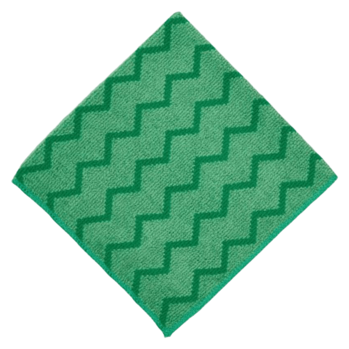 Rubbermaid Commercial Microfiber Cleaning Cloths, 16x16, Green, 12/Pack