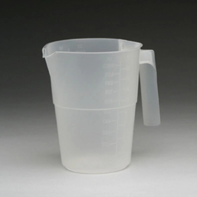 Medegen Graduated Measuring Container, Translucent, 1000mL, with Handle, 24/Case