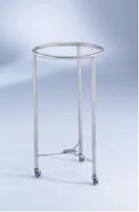 Blickman Industries Porter Laundry Stainless Steel Hamper, 25" x 35"