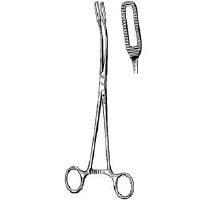 Javerts Tissue Forceps, Curved, 9-1/2" Stainless Steel, Each