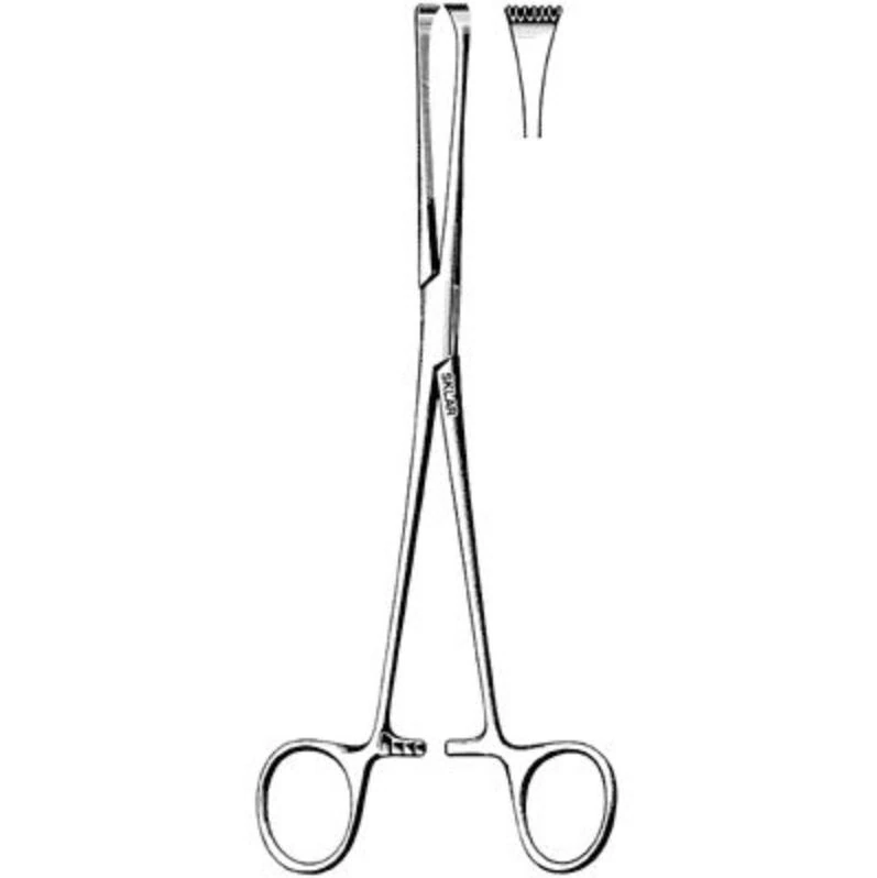 Sklar Thomas-Allis Tissue Forceps, Straight, 8" Stainless Steel
