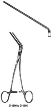 Debakey Multipurpose Clamp, 60 Degree Obtuse Angle, 9-1/2", Stainless Steel, Each