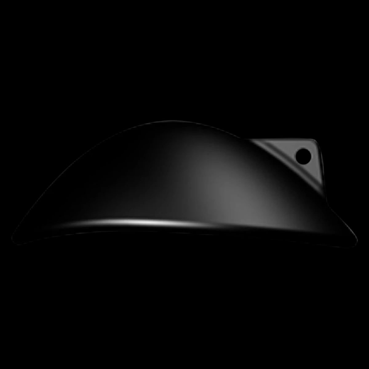Kentek Ocular Shield, Large, Reusable, Black, 1mm, 28.5 x 25.5mm