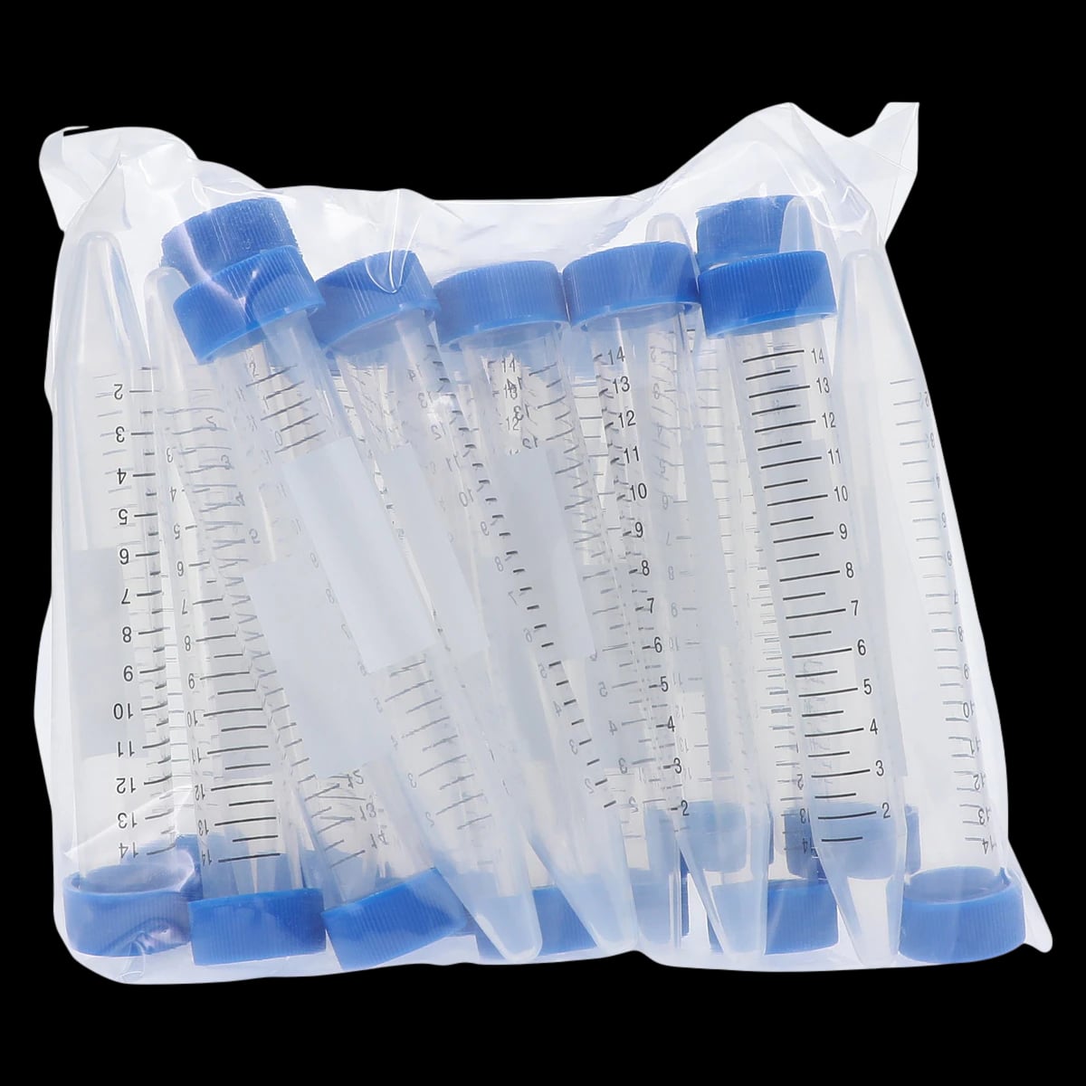 Globe Scientific Centrifuge Tube, Polypropylene, 15mL, 17x120mm, Conical Bottom, Screw Cap, Sterile, 500/Case
