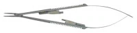 Castroviejo Needle Holder, Serrated Jaw, 5-1/2", Tungsten Carbide