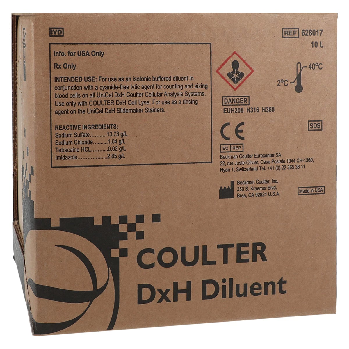 Beckman Coulter DxH 800 Sample Diluent, 10L