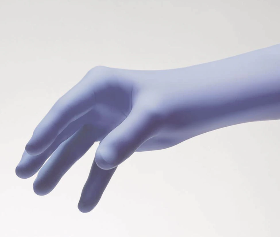 Innovative Pulse XXL Nitrile Examination Gloves, Powder Free, Non-Sterile, Textured, Aqua Blue, 10/Bx, 1800/Case