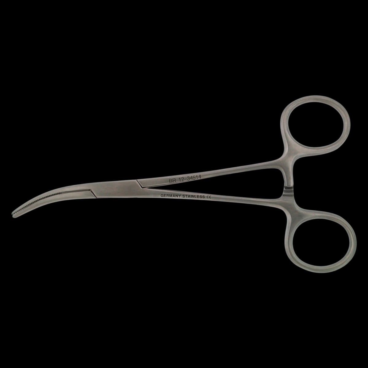 Dandy Hemostatic Forceps, Curved, 5-1/2" (14 cm), Stainless Steel, Each